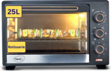 Pigeon 25-Litre with Rotisserie Oven Toaster Grill OTG 19003847/19003848, Black