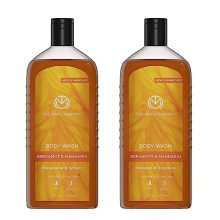 The Man Company Perfumed Body Wash- 200Ml (Pack Of 2) | Bergamot & Mandarin Body Wash | Shower Gel For Glowing & Bright Skin | Richness Of Turmeric, Orange Peel Extract | Long-Lasting Fragrance