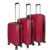 F Gear Eagle Pp03 Rosebud Hard-Sided Luggage Set Of 3 Spinner Trolley Bags (50, 60 & 70 Cm)