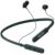 Bouncefit Sonic 144 Bluetooth Wireless Neckband, 35H Continuous Playback Battery, Deep Bass, Stereo Sound, HD Calls, Type C Fast Charging, Rich Audio, Earbuds with Mic Earphones (Green)