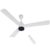RR Signature BrightAir 1200mm BLDC Ceiling Fan with Remote Control | BEE 5 star Rated Energy Efficient | High Air Delivery with LED Indicators | 2 Year Warranty (Mirage White) Free Installation