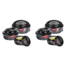 Milton Ernesto Inner Stainless Steel Jr. Casserole Set Of 3 (420 Ml, 850 Ml, 1.43 Litres), Grey | Easy To Carry | Serving | Stackable (Pack Of 2)