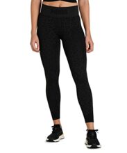 Puma Womens FormKnitSeamless HW7/8 Tight, Black-Leopard Print, S (52230801)