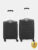 ARISTOCRAT CHROMA 8W(N) STROLLY Set of 2 (Small 55cm | Medium 65cm) 360 BLACK Cabin & Check-in Set 8 Wheels – 26 Inch