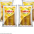 Saffola Gold| Power of 3 | Blend of Rice Bran and Sunflower Pack Blended Oil Pouch(4 x 1 L)