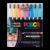 uni-ball POSCA 1MR 0.9-1.3 mm Bullet Shaped Soft Colors | Reversible Tip Markers(Set of 8, Multicolor)
