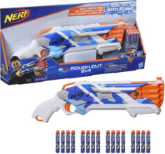 Nerf N-Strike Elite BattleCamo Series Rough Cut 2×4 for Kids Ages 8 and up Guns & Darts(Multicolor)