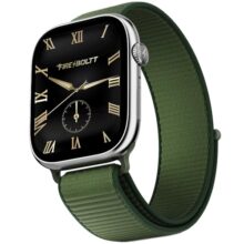 Fire-Boltt Ninja X Ring Smart Watch with 1.96” Large Display, Bluetooth Calling, Wireless Charging, AI Voice Assistant, 500+ Watch Faces, Health Suite, Smart Watch for Man & Woman