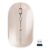 Zebronics Poise Rechargeable Wireless Mouse, Dual Mode (2.4Ghz + Bt), Upto 1600 Dpi, Silent Operation, 4 Buttons, Comfortable & Ergonomic, For Mac | Laptop | Computer (Pearl White)