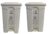 Cello Strong Plastic Step-On Pedal Garbage Dustbin 60 Ltr White & White (COMBO)