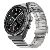 Fire-Boltt Spacewatch 36.3mm (1.43 inch) AMOLED Display, Wireless Charging, Metallic Frame, Stainless Steel Luxury Straps, Complete Health Suite, Bluetooth Calling, Sports Modes