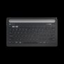 Portronics POR 2192 Bluetooth, Wireless Handheld Laptop Keyboard Compatible with Desktop, Laptop, Mac with Dual Connectivity (Bluetooth 5.3 + 2.4 GHz), Multi-Device Pairing up to 3 Devices, Built-in Tablet & Smartphone Holder Slot, Type-C Rechargeable Battery, Compact Tenkeyless Design, Multimedia F