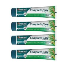 Himalaya Complete Care Toothpaste 600g(150gx4, Pack of 4)| For Strong Teeth & Healthy Gums | With Neem, Miswak & Triphala | Herbal Formulation