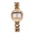 Fastrack Vyb Spotlight with Quartz Analog Silver Dial Rose Gold Brass Strap Watch for Women – FV60146WM01W