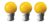wipro 0.5W LED Lamp, Pack of 3, (N10003)