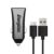 Energizer CAC 3.4A 2USB Type C2.0 Cable Charging Adapter (Black)