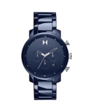 MVMT Ceramic Analog Blue Dial Men Watch-28000204-D, Blue Band
