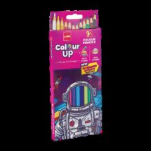 Cello ColourUp Round Shaped Color Pencils(Set of 12, Multicolor)