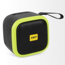 KDM 350 Rumble Portable Bluetooth Speaker, 8W Output,Green Trim, 8 Hours Playtime, FM Radio, TWS Support, Type-C Charging