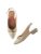 Shoetopia Pointed Toe Flat Beige Belly for Girls-EU37