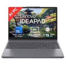 Lenovo IdeaPad Slim 3 Smartchoice (2026) Intel Core 5 315 AI PC (8GB RAM/512GB SSD/15.3″ (38.35cm)/WUXGA IPS/Windows 11/MSO 365 Basic+Office 2024/Backlit Keyboard/Grey/1.6Kg), 83RR00RPIN Laptop