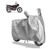 Sulfar Bike Cover for Hero MotoCorp Splendor Plus Xtec (125cc Bluetooth) | Waterproof, Dustproof & UV Protected | All Weather Two Wheeler Cover (Silver) New 2026 Variants