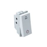 Wipro Northwest Nowa 6A Bell Push With Indicator, White (pack of 1)