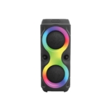 HAPIPOLA Party Speaker I 30W Multi-Media Bluetooth Party Speaker with Wired Mic for Karaoke Portable Bluetooth Speaker, RGB LED Light, Wireless Music