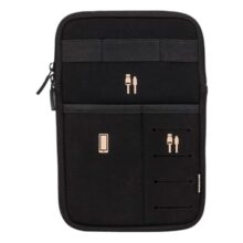 RIVACASE Antishock 5612 Travel Organizer Neoprene Fabric with a Symmetrical Pocket and Zip System Offers Maximum Capacity for Your Devices Accessories Cables Chargers powerbank fits 8 inches Tablets