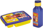 Pratap Fun Time Jr.(Hungry Kya Jr + Rocket 300 ml) Motu Patlu 2 Containers Polypropylene School Lunch Box(480 ml)