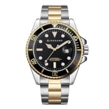 Giordano Analog Wrist Watch for Men Stylish Metal Strap with Water Resistant 3 Hand Mechanism Watch GD-50006
