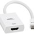 Amazon Basics AmazonBasics Mini DisplayPort to HDMI/DVI/VGA Adapter – White, 5-Pack