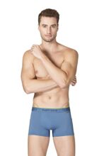 Van Heusen Men Breathable AIR Series Active Trunks – Polyamide Spandex – Swift Dry, Elasticized Waistband_40045_Blue Grey_S