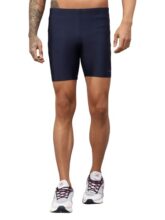 Vector X OMS-267 Men’s Multi-Sports Compression Shorts Half Tights (Nylon) Skin Fit for Gym, Running, Swimming, Cricket, Cycling, Basketball, Yoga, Football, Tennis, Badminton (Navy, M)