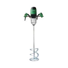HIKOKI UM12VST2S9Z – Powerful Electric Mixer Machine 1200 Watt Variable Speed Dial & 2-Speed Gear For Mixing Tile Adhesives, Grout, Cement Mortar, Resins & Paints, 120mm Max Stirrer Dia., 5.4 Kg