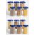 Sulfar Round Modular Container Set – 500 ml, Airtight & BPA-Free (Pack of 12)