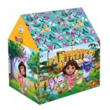 Ratna’s Dora Kids Play Tent House, Jumbo Size Indoor Outdoor Use, 110 x 96 x 74 cm Tent for Kids 2+ Years