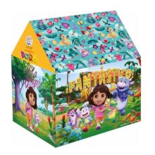 Ratna’s Dora Kids Play Tent House, Jumbo Size Indoor Outdoor Use, 110 x 96 x 74 cm Tent for Kids 2+ Years