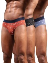 U.S. Polo ASSN.. Mens OEB16 Low Rise Printed Underwear Briefs – Pack of 3(OEB16-P3_Grisaille-Picante-USPA Black_L)
