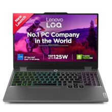 Lenovo LOQ Intel Core i7-13650HX| NVIDIA RTX 4050 6GB (16GB RAM/512GB SSD/144Hz Refresh Rate/15.6″ (39.6cm)/Windows 11/Office Home 2024/Grey/2.4Kg), 83DV01K8IN AI Gaming Laptop
