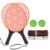 Amazon Brand – Jam & Honey Honeycomb Paddle Racket Set with Net, 2 Rackets & 2 Balls, Indoor Outdoor Family Game for Kids & Adults 3+ Years, BIS Certified Child Safe (Orange)