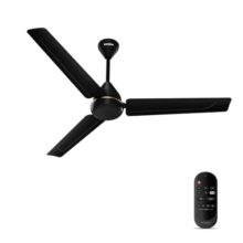 Crompton Energion Hyperboost 1200mm BLDC Ceiling Fan | Point Anywhere Remote Control | BEE 5 Star Rated Energy Efficient | Superior Air Delivery | 2 Year Brand Warranty | Matte Black
