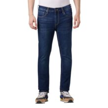 Men Blue Mid Rise Slim Fit Jeans