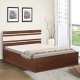 Hometown Optimas King Bed with Box Storage in Dark Choco Colour (Engineered Wood, Dark Choco)