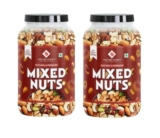 Nature Purify Trail Mix Dry Fruits Fit for Fasting 1 kg | Healthy Snacks Mixed Nuts with Dry Fruits | Almonds | Cashews | Dried Apricots | Pista | Black raisin | Green raisin & More Healthy