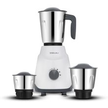 Bajaj Ninja Series Contempo Mixer Grinder 500W|3 Stainless Steel Mixer Jar|Duracut® Blades By Bajaj|Mixie For Kitchen With 2-In-1 Function Blade| Pulse Mode| 2-Yr Warranty By Bajaj| Grey