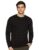 Amazon Brand – Symbol Men’s Cotton Blend Round Neck Regular Fit Sweatshirt (AW19MNSSW64_Black&White_XL)