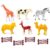 SUPER TOY Wild Farm Animal Action Figure Toys Playing Set for Kids – Pack of 6