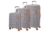 Kamiliant American Tourister Harrier Zing 3-Piece Luggage Set – 56, 68 & 78 Cm (PP) Hard-Sided 8-Wheel Spinner Suitcases/Trolley Bag (Small, Medium & Large) in Light Grey
