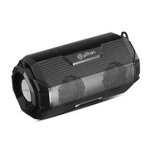 Ptron Newly Launched Fusion Rock 16W Portable Bluetooth 5.0 Speaker With Dual Drivers, 6Hrs Playtime, Speaker For Phone/Laptop/Tablets/Projectors, Aux/Tf Card/Usb Drive Playback & Tws Function (Black)